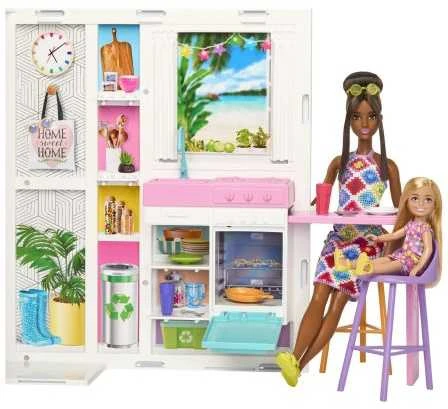 Sulankstomi lėlės namai Mattel Barbie Fashionistas (HRJ76)