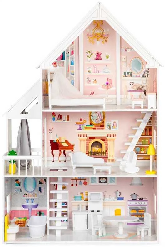 Medinis lėlių namelis XXL Powder Residence ECOTOYS