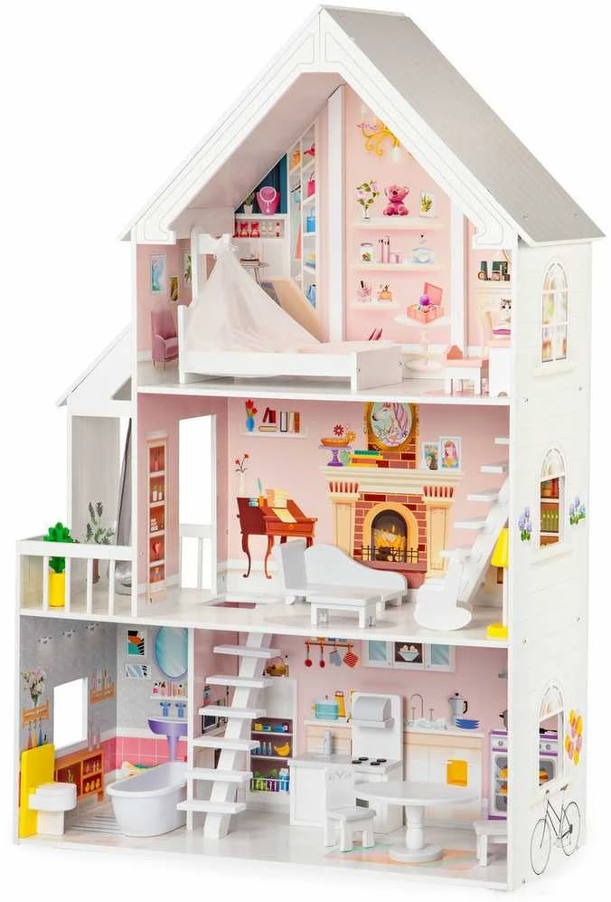 Medinis lėlių namelis XXL Powder Residence ECOTOYS