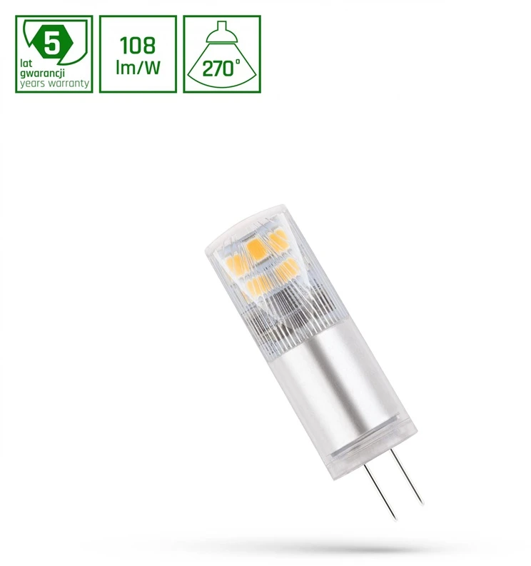 LED Bulb Spectrum G4. 2.5W. 270LM. 3000K