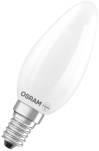 Lemputė Osram LED, B35, 4000 °K, E14, 3.4 W, 470 lm
