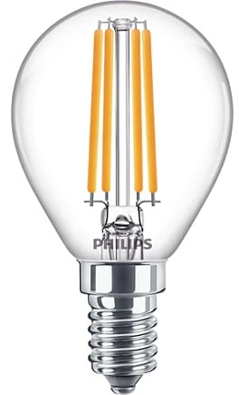 Lemputė Philips LED, P45, 2700 °K, E14, 6.5 W, 806 lm