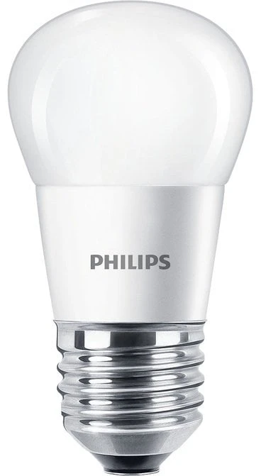 Lemputė Philips LED, P45, 2700 °K, E27, 5 W, 450 lm