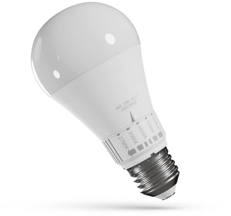 LEMP LED E-27 230V 10W 5CCT SPECTRUM