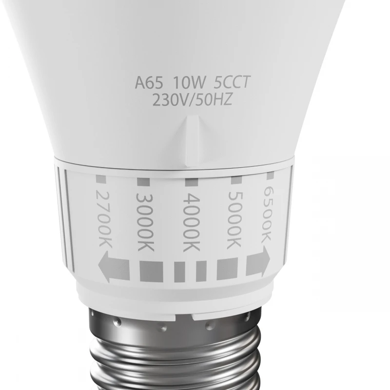 LEMP LED E-27 230V 10W 5CCT SPECTRUM