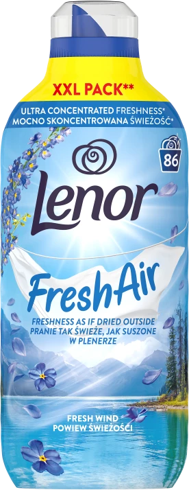 LENOR Audinių minkštiklis "Fresh Wind" 1.204 Ll (86 Skalbimai)