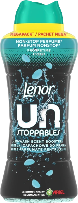 LENOR Kvapų Granulės Unstoppable Fresh 735 g (60 Skalbimai)