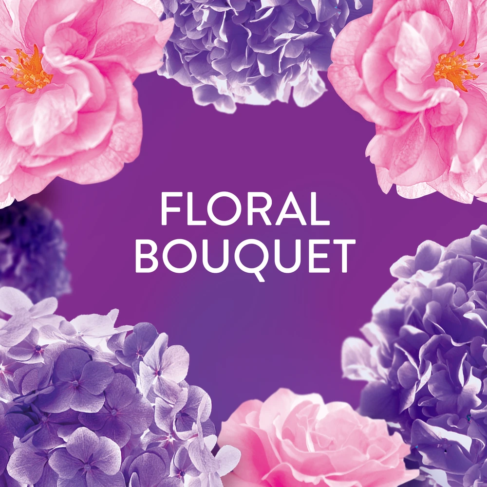 LENOR Audinių minkštiklis "Floral Bouquet" 2x987 ml (94 Skalbimai)