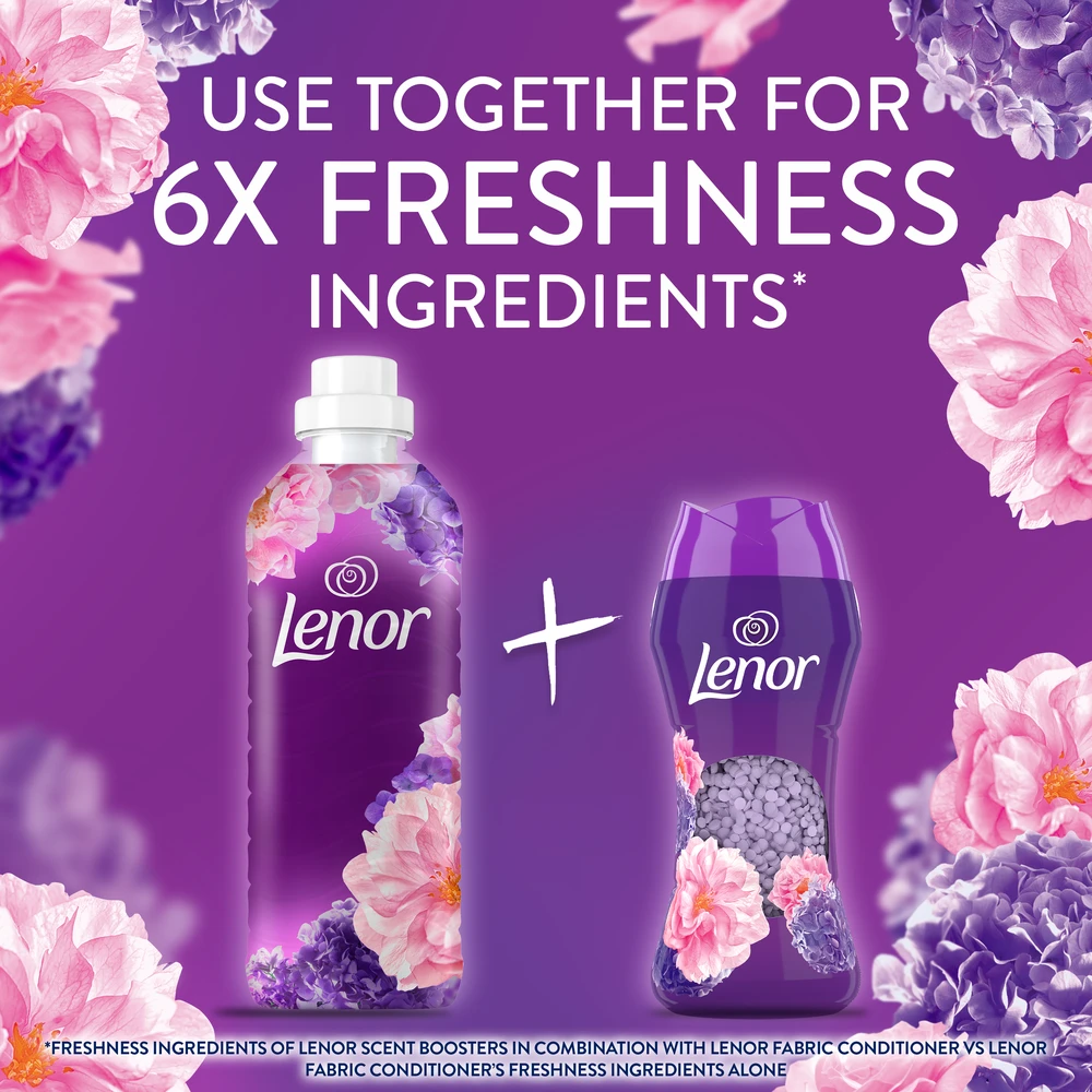 LENOR Audinių minkštiklis "Floral Bouquet" 2x987 ml (94 Skalbimai)