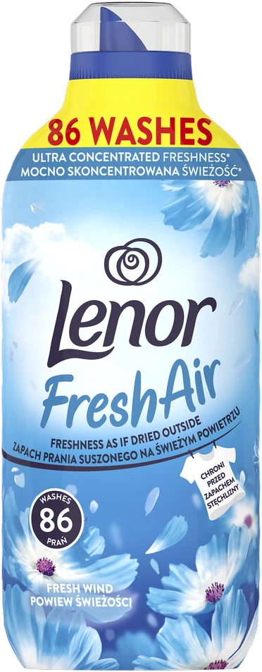 LENOR Audinių minkštiklis "Fresh Wind" 1.204 Ll (86 Skalbimai)