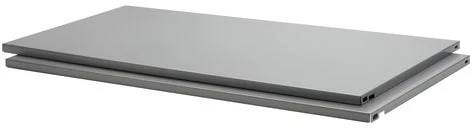 Lentyna Dolle Steelboard, 80 cm x 30 cm, pilka sp., 2 vnt.