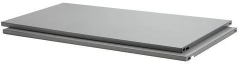 Lentyna Dolle Steelboard, 80 cm x 30 cm, pilka sp., 2 vnt.