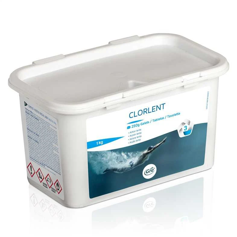 Pool_Expert Priemonė baseino vandens dezinfekcijai Pool Expert Clorlent, 1kg