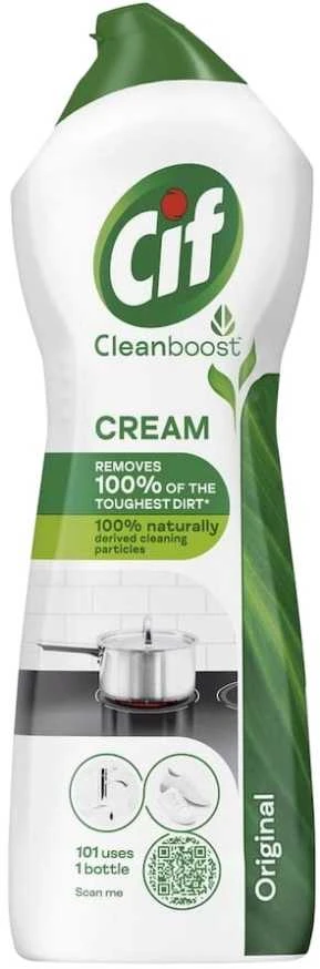 CREAM CIF Kreminis Original Valomasis pienas su mikrokristalais 780 g