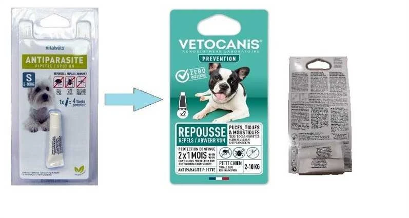 Vetocanis atbaidantis užlašinamas tirpalas šunims (iki 10kg)