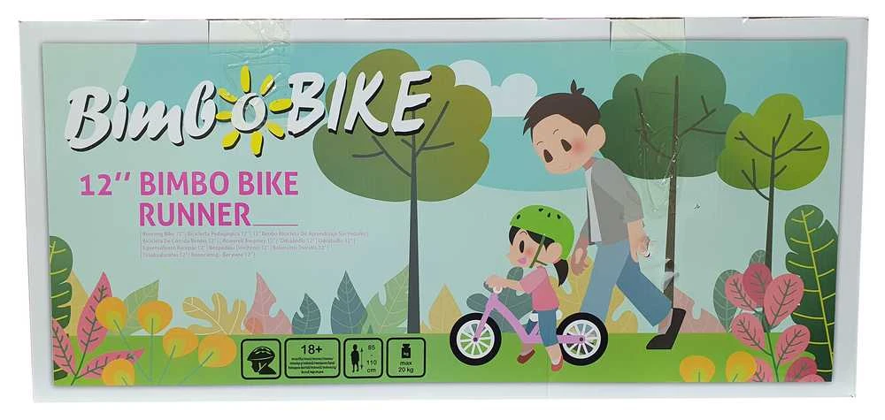 Balansinis dviratis Bimbo Bike Runner 8052194759013, rožinė sp., 12"