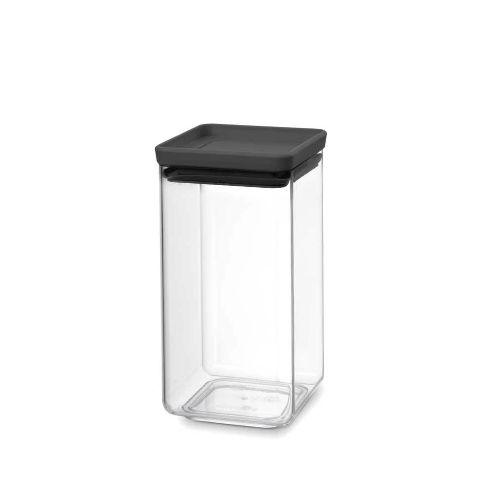 Lielapjoma produktu konteiners Brabantia 122385, 1.6 l, caurspīdīga krās./pelēka krās.