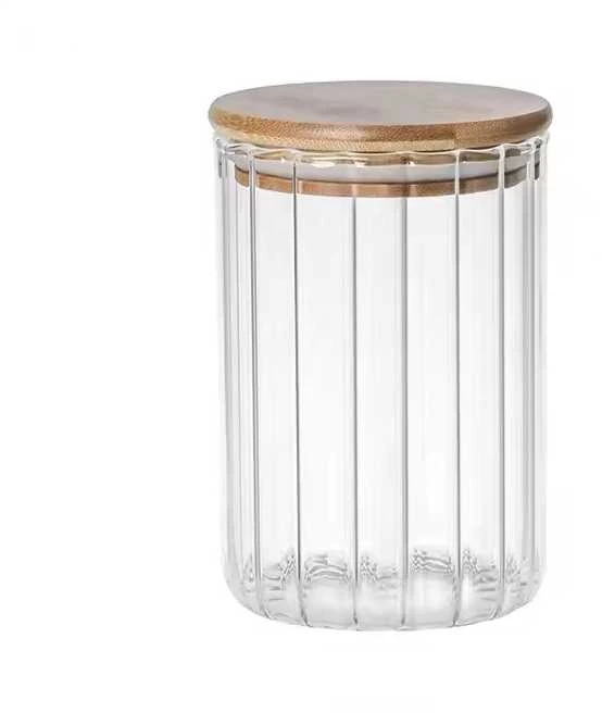 Domoletti JAR STORAGE ROU GLA W BAM LID 0.7L 7103