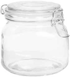 Domoletti GLASS JAR IN SQUARE SHAPE 800ML