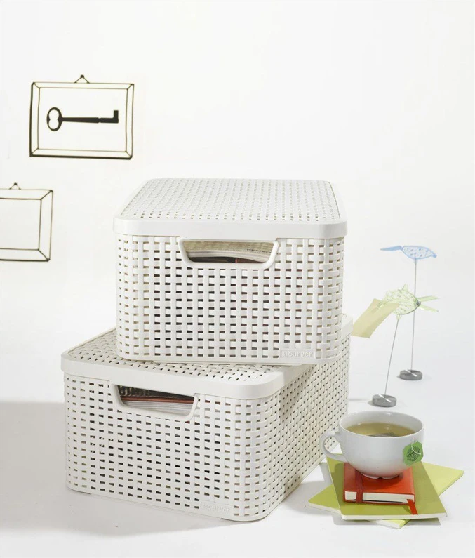 Daiktadėžė CURVER, 6 l, ruda, 29,1×19,8×14,2 cm