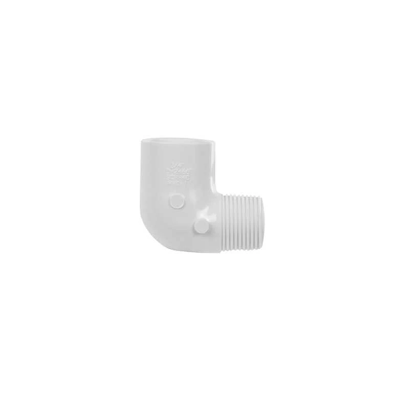 Nibco Alkūnė 410-007, PVC-U, 3/4″x90° išor. srieg./klij. vid