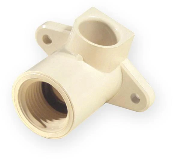 Nibco Alkūnė 4707-355, PVC-C tvirtinama 1/2″ vid. srieg/klij vidus