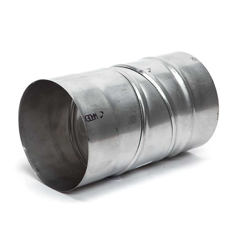 Kaminų alkūnė WADEX 115, D130 mm 45°