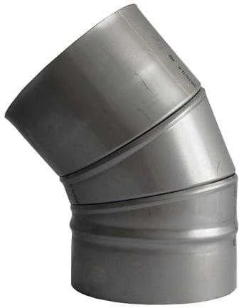 Kaminų alkūnė WADEX 115, D200 mm 45°