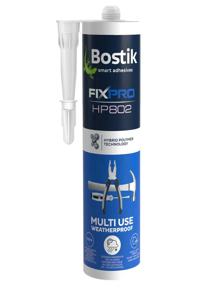 Bostik FixPro HP802 universalūs hibridiniai klijai