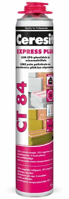 Poliuretaniniai klijai CERESIT CT84, 850 ml