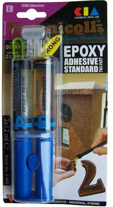 Technicqll Epoksidiniai klijai universalus, 2x12ml, Techniqll, E-402