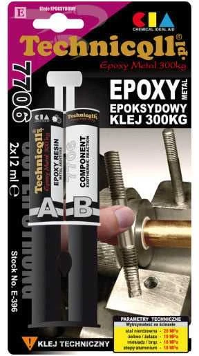 91-462# Oem Epoksidiniai metalo klijai 300kg 2x12ml