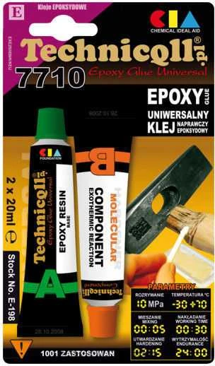 3398# Oem Klijai Epoxy 2x20ml Technicoll