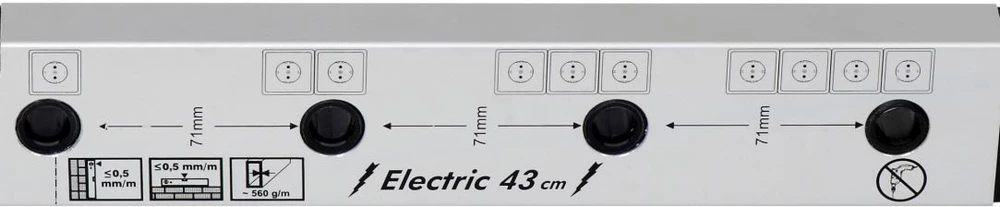 Gulsčiukas elektrikams KOVINE, 430 mm
