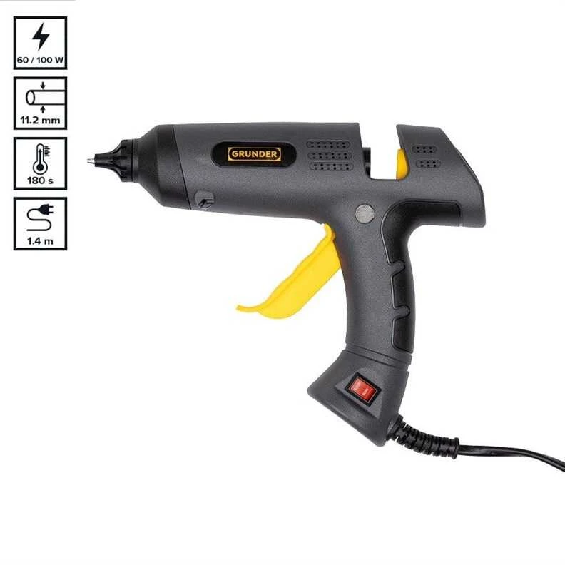 Grunder klijų pistoletas Sourcing SD-1211-R 60 100 W