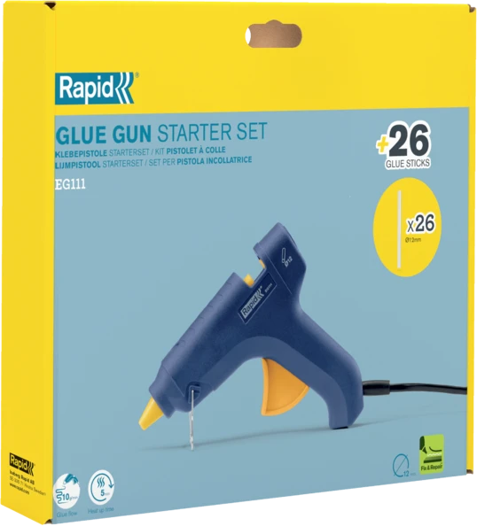 GLUE GUN RAPID EG111 + 500G GLUE