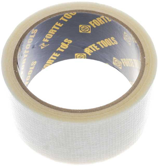 Forte_Tools Lipnioji audinio juostelė FORTE TOOLS, 10 m × 48 mm, skaidri