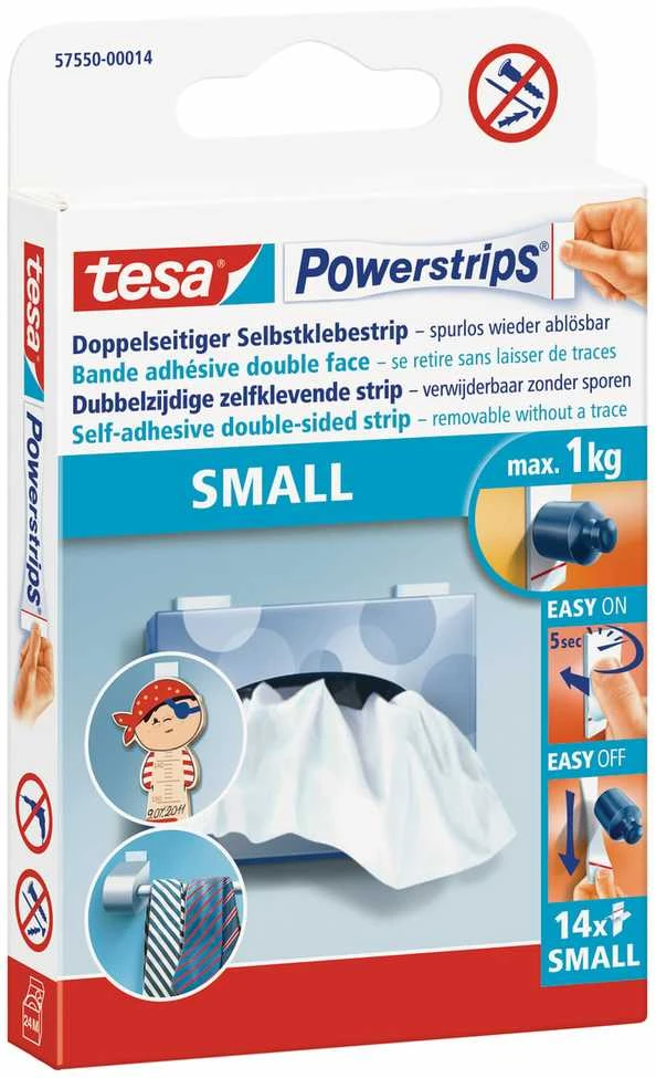 Tesa DVIPUSĖ LIPNIOJI JUOSTA (MAŽA; 14 vnt.)