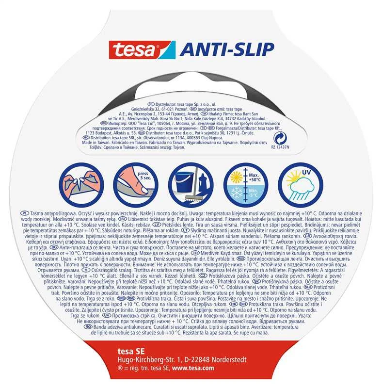 Līmlente Tesa extra resistant, Vienpusējs, 5 m x 5 cm