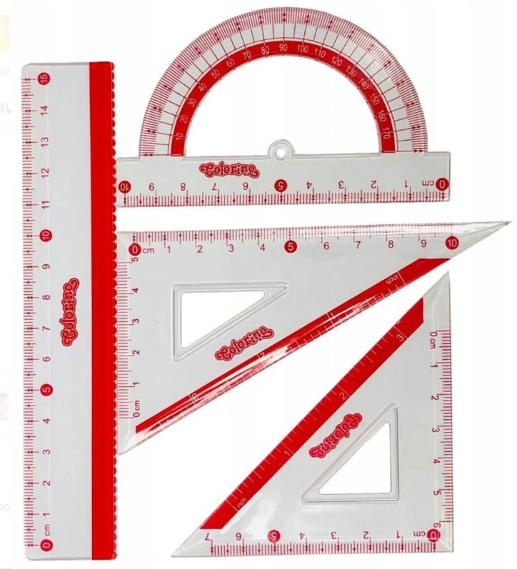 Colorino Ruler Set 39606PTR