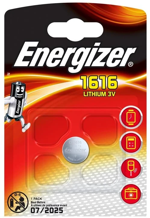 Litija baterija Energizer BELK3, CR1616, 3 V