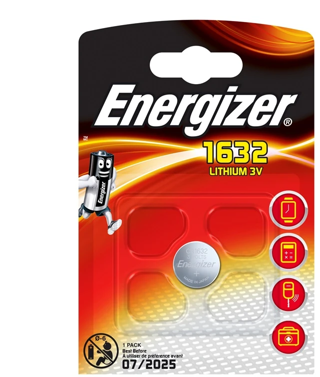 Ličio baterija Energizer BELK3-CR1632BP, CR1632, 3 V