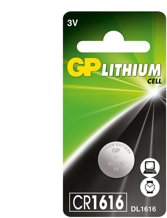 Ličio baterija GP GPPBL1616000, CR1616, 3 V