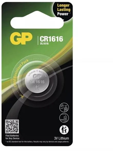 Baterija GP ličio CR 1616-C1 / 2181