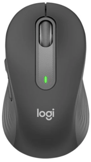 LOGITECH Signature M650 verslui pelė optinė 5 mygtukai belaidė Bluetooth 2.4 GHz Bolt USB imtuvas grafito