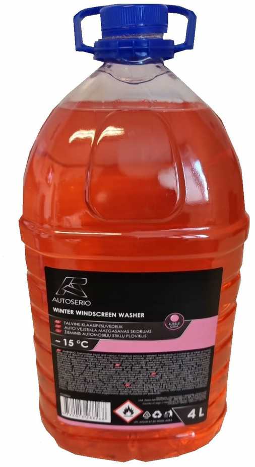 Žieminis langų ploviklis AUTOSERIO. –15 °C. 4 l