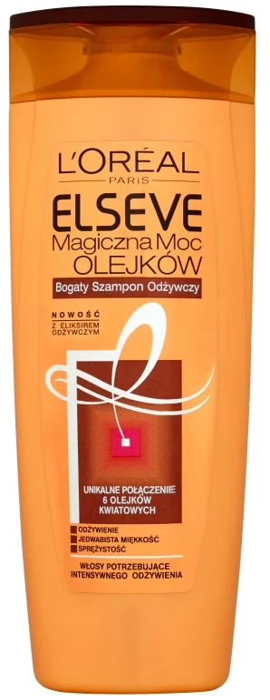 L'Oreal Elseve Magical Power of Oils maitinamasis šampūnas labai sausiems plaukams 400 ml