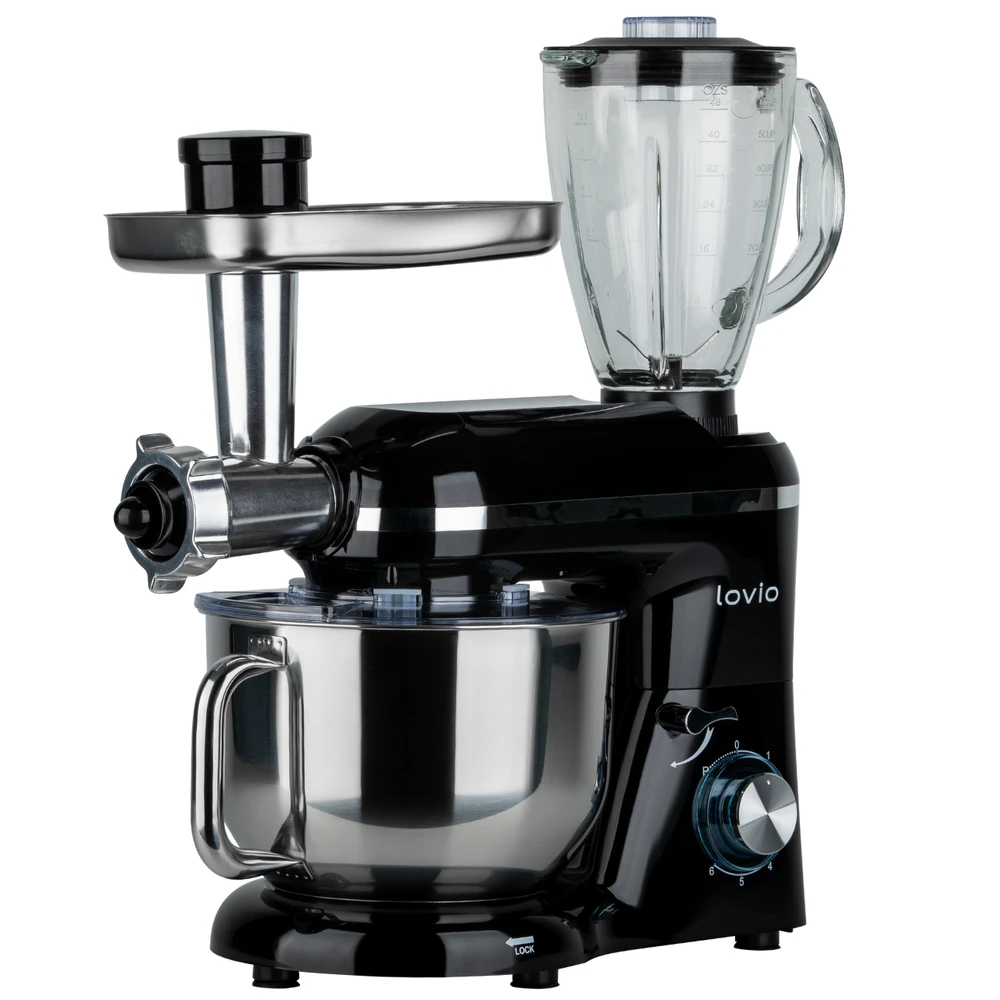 Virtuvinis kombainas Lovio LVSTM02PBK ChefAssistant Plus Juodas