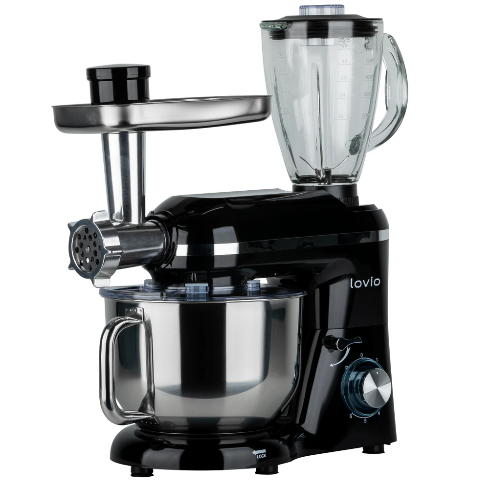 Virtuvinis kombainas Lovio LVSTM02PBK ChefAssistant Plus Juodas