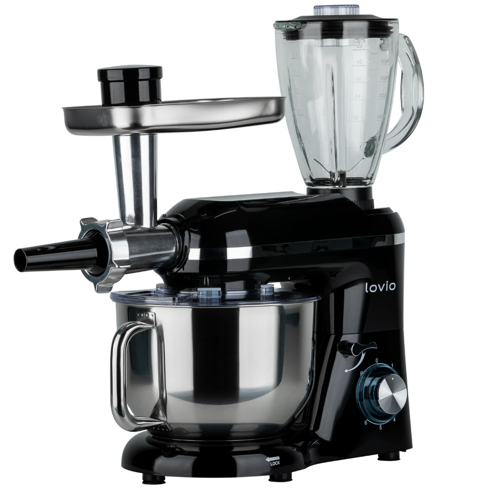Virtuvinis kombainas Lovio LVSTM02PBK ChefAssistant Plus Juodas